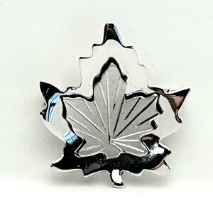 Bond Boyd Sterling Maple Leaf Brooch